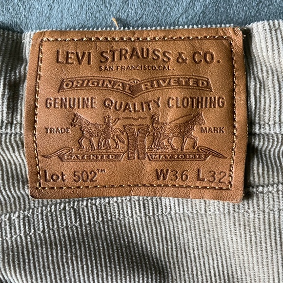 502™ TAPER FIT CORDUROY PANTS W36 L32 - Picture 3 of 6